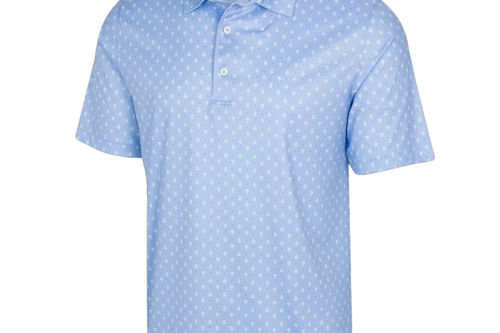 Greg Norman Men's Paisley Foulard Golf Polo Shirt - Image 1