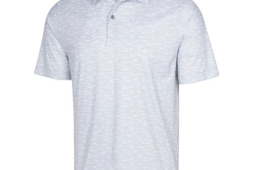 Greg Norman Men's Lab Shark Shadow Golf Polo Shirt - Image 1