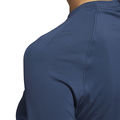 adidas Golf Navy Blue Long Sleeve Crew Golf Polo Shirt - Image 4