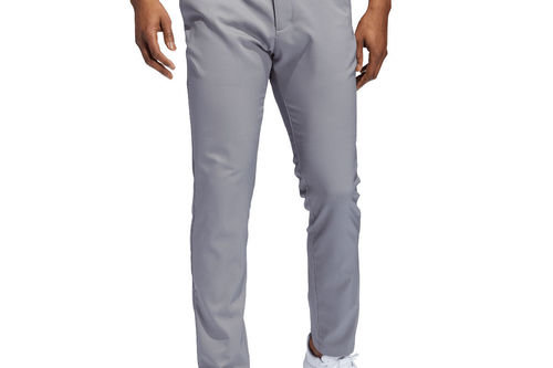 adidas Golf Mens Grey Ultimate365 PRIMEGREEN Tapered Regular Fit Golf Trousers - Image 1