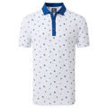 FootJoy Men's Scattered Floral Golf Polo Shirt - Image 2