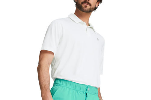 PUMA Golf x Palm Tree Mens White X Crew Golf Polo Shirt - Image 1