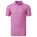 FootJoy Men's Glass Print Golf Polo Shirt - Image 2