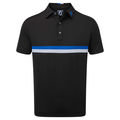 FootJoy Men's Double Chest Band Golf Polo Shirt - Image 2