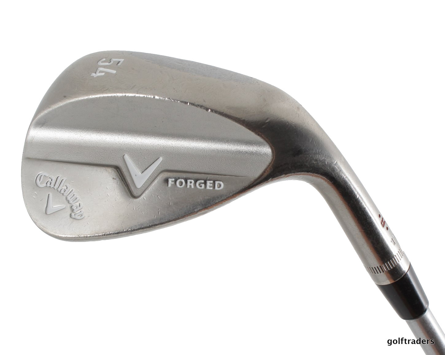 CALLAWAY DARK CHROME SAND WEDGE 54.11 STEEL STIFF FLEX E2855