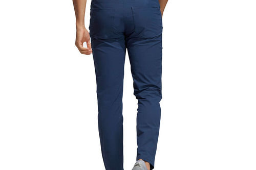 adidas Golf Mens Navy Blue Go-To 5-Pocket Regular Fit Golf Trousers  | American Golf - Image 2