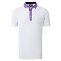 FootJoy Men's Tossed Tulip Trim Golf Polo Shirt - Image 2