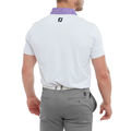 FootJoy Men's Tossed Tulip Trim Golf Polo Shirt - Image 3