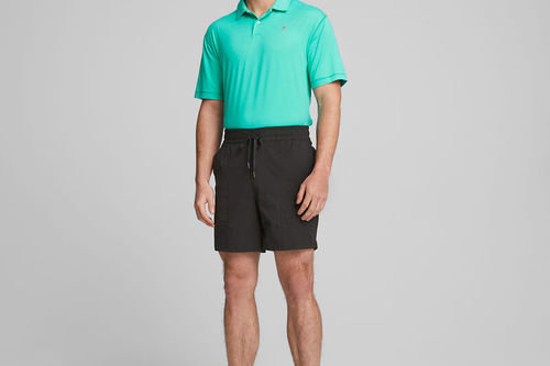 PUMA Golf x Palm Tree Mens Black Crew Vented Golf Shorts - Image 4