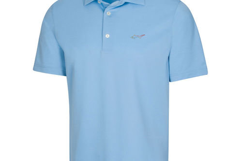 Greg Norman Men's Shark Logo Golf Polo Shirt - Image 1