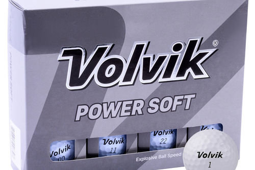 Volvik White Powersoft 12 Golf Ball Pack | American Golf - Image 1