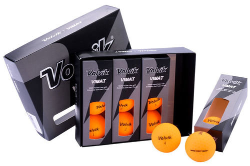 Volvik Orange Dimple ViMat 12 Golf Ball Pack | American Golf - Image 2