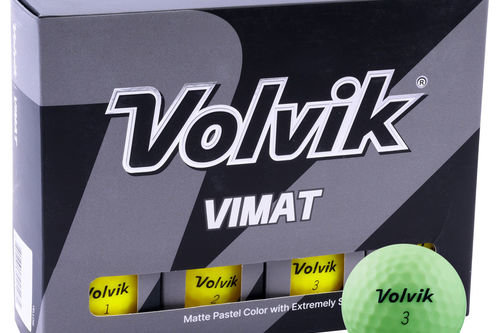 Volvik Green Dimple ViMat 12 Golf Ball Pack | American Golf - Image 1