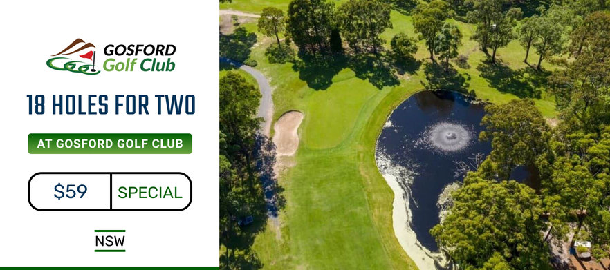 <em>One of the Central Coast's Hidden Gems!</em> Enjoy 18 Holes for Two (Walking) at the <em>Beautiful Gosford Golf Club.</em>