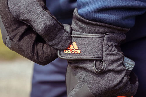 adidas Golf 3 Bar Warm Golf Gloves Pair - Image 3