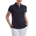 FootJoy Womens Watercolour Trim Pique Golf Polo Shirt - Image 1