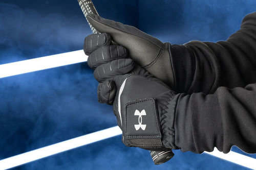 Under Armour Mens Black and Grey CGI Pair of Golf Gloves - Image 2