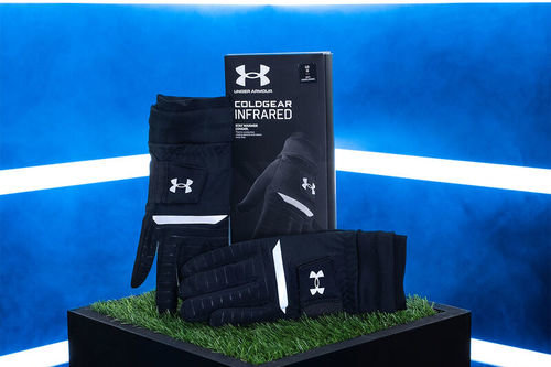 Under Armour Mens Black And Grey Plain CGI Golf Gloves - Pair - Image 3