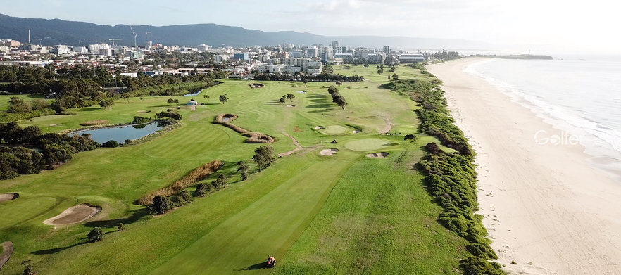Your chance to play with a mate at the Stunning <em>Wollongong Golf Club:</em>  18 Holes for Two in a Motorised Cart with a drink each afterwards. 