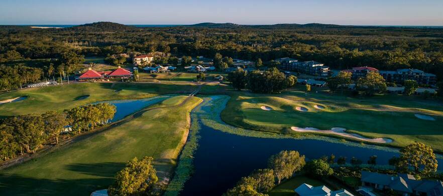 Play the Championship Course at <em>Horizons Golf Resort, Salamander Bay.</em> 18 Holes for TWO with 7 Day Bookings. 