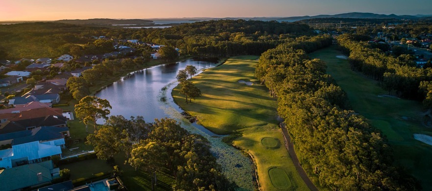 Play the Championship Course at <em>Horizons Golf Resort, Salamander Bay.</em> 18 Holes for TWO with 7 Day Bookings. 