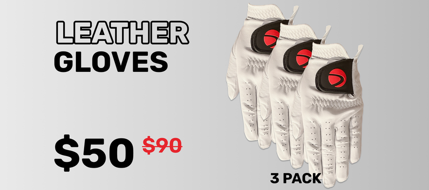 Elite Leather Golf Glove (3 pack)