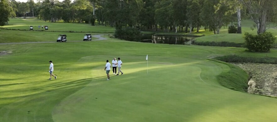 18 Holes For Four in Two Shared Motorised Carts at Parkwood Golf Course