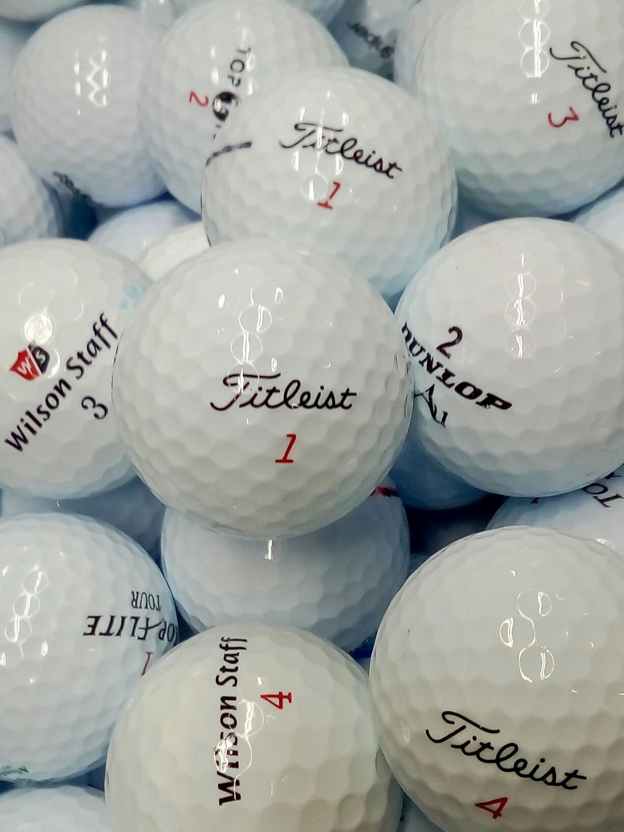 50 Titleist and Economy Ball AAAAA/Mint - AAAA/Near Mint Mix - Image 1