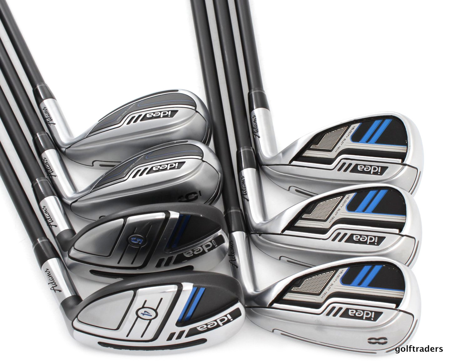 ADAMS IDEA HYBRID COMBO SET 4,5 HYBRID 6PW IRONS GRAPHITE REGULAR FLEX