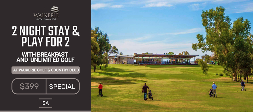 2 Nights Stay for Two at Waikerie Golf & Country Club With Unlimited Golf