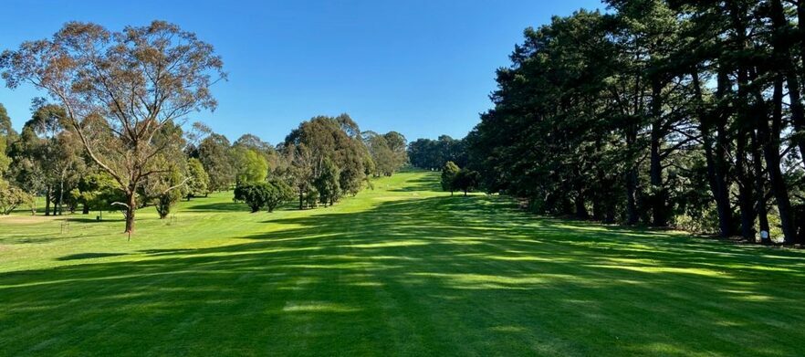 18 holes for 4 players at <em>Korumburra Golf Club</em> Includes shared carts 