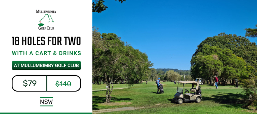 <em>Mullumbimby Golf Club</em> 18 Holes For Two in a Motorised Cart with Drinks