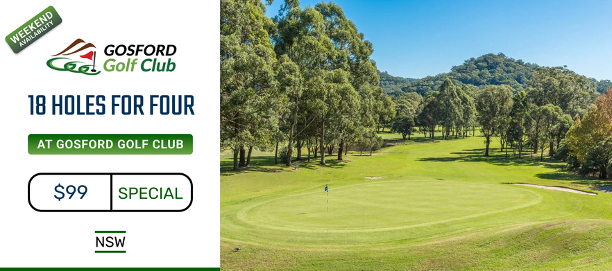 <em>One of the Central Coast's Hidden Gems!</em> Enjoy 18 Holes for Four (Walking) at the <em>Beautiful Gosford Golf Club.</em>