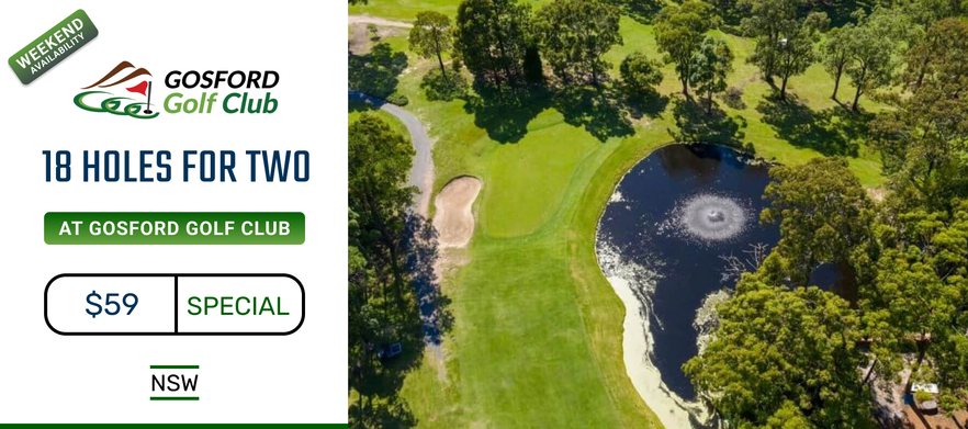 <em>One of the Central Coast's Hidden Gems!</em> Enjoy 18 Holes for Two (Walking) at the <em>Beautiful Gosford Golf Club.</em>