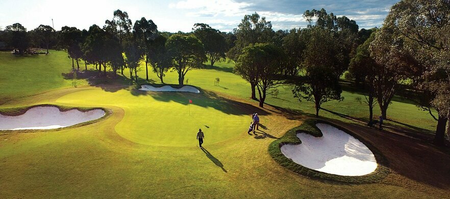 18 Holes for Four in Two Motorised Carts at the Stunning <em>Strathfield Golf Club.</em> 