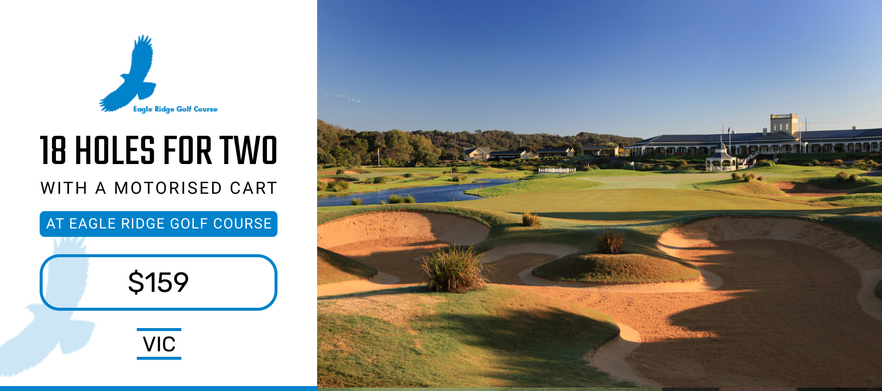 Play One of The Mornington Peninsula's True Gems! 18 Holes for 2 in a Motorised Cart at the <em>Stunning Eagle Ridge Golf Course</em>