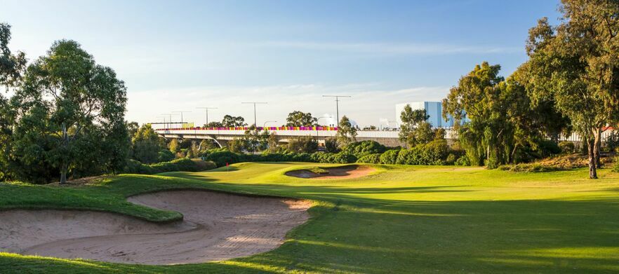 At <em>Regency Park Golf Course:</em>  18 holes for Two in shared motorised cart.