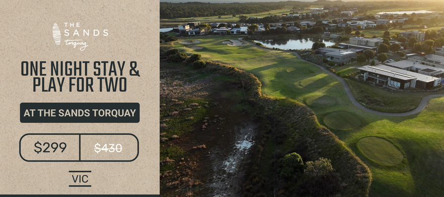 One Night Golf Stay & Play at the Premium Resort <em>The Sands Torquay.</em> Includes a Nights Stay For TWO & 18 Holes For Two.