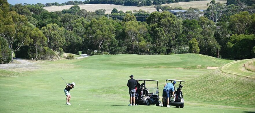<em>One of Melbourne's Hidden Gems!</em> Enjoy 18 holes at <em>Devilbend Golf Club.</em> Includes a shared motorised cart.