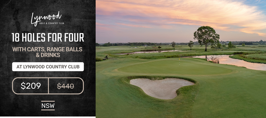 18 Holes For Four in Carts With Range Balls and Drinks at Lynwood Country Club!