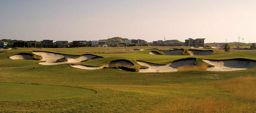 SUNDAY GOLF! Melbourne's Premier Golf Resort, <em>The Sands Torquay.</em> 18 Holes For Two in a Motorised Cart! 