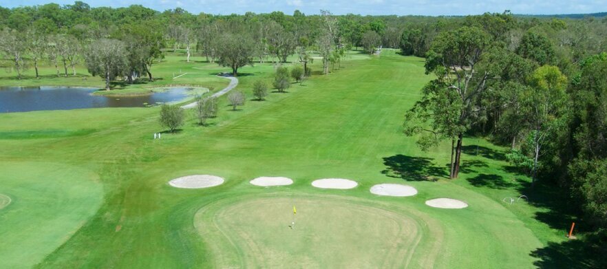 18 holes for Four in Motorised Carts at Tin Can Bay Country Club