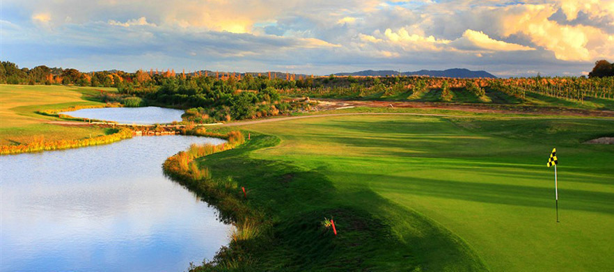 Your chance to play at the award winning <em>Yering Meadows Golf Club.</em> 18 Holes for Two in shared Motorised Carts.