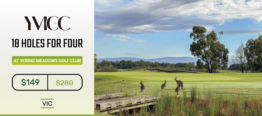 Your chance to play at the award winning <em>Yering Meadows Golf Club.</em> 18 Holes for FOUR.