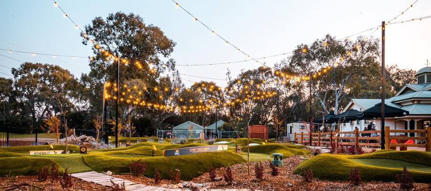 Play Adelaide's Hottest Putt Putt Under Lights. 4 people at Shanx - Little Para. Normally $88, This Offer $49
