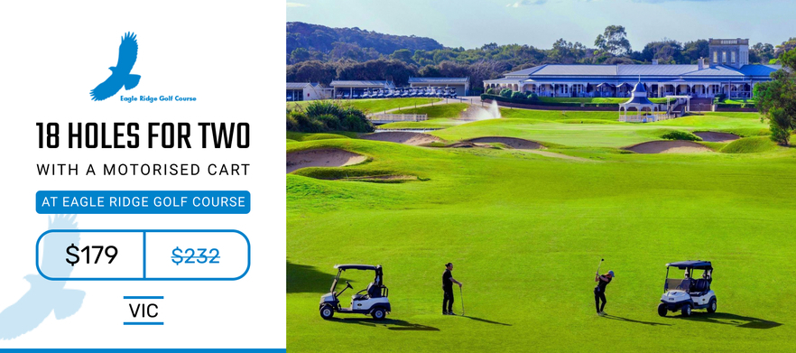 Play One of The Mornington Peninsula's True Gems! 18 Holes for 2 in a Motorised Cart at the <em>Stunning Eagle Ridge Golf Course</em>
