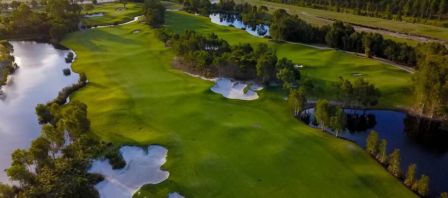 18 holes for Four in Two Shared Motorised Carts at Pacific Harbour Golf & Country Club</em>