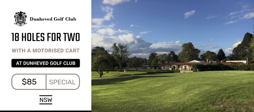 18 Holes for Two at the Stunning Dunheved Golf Club With a Shared Motorised Cart!