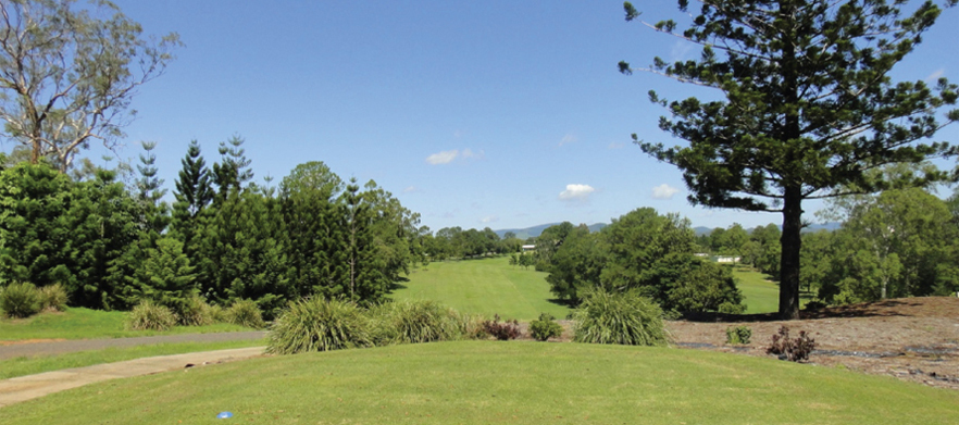 18 holes for 2 players in a motorised cart at <em>Gympie  Golf Course.</em> 