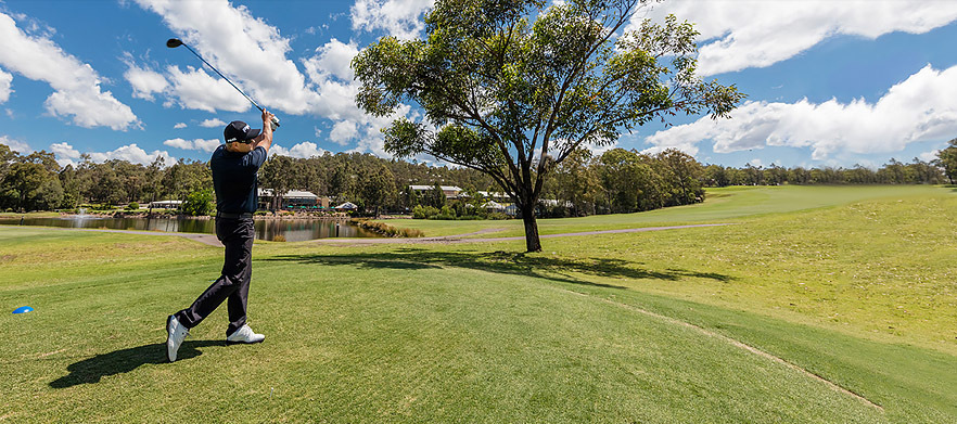 Golf for Four at the breathtaking Cypress Lakes Golf & Country Club in the heart of the Hunter Valley. 18 holes for FOUR in Two Motorised Carts!
